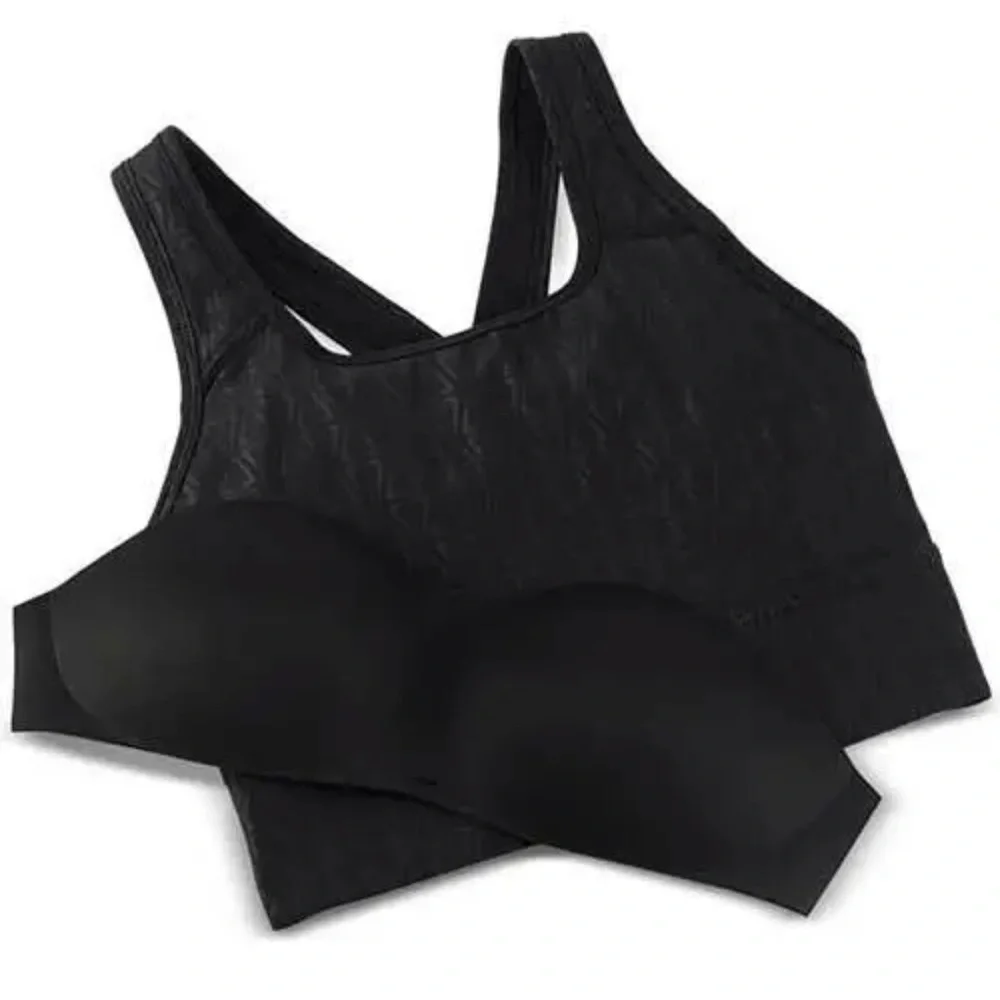 Nike Dri-FIT Swoosh Women's Crossback Medium Support Sport Bra Size S DM0553-010 - Picture 8 of 8